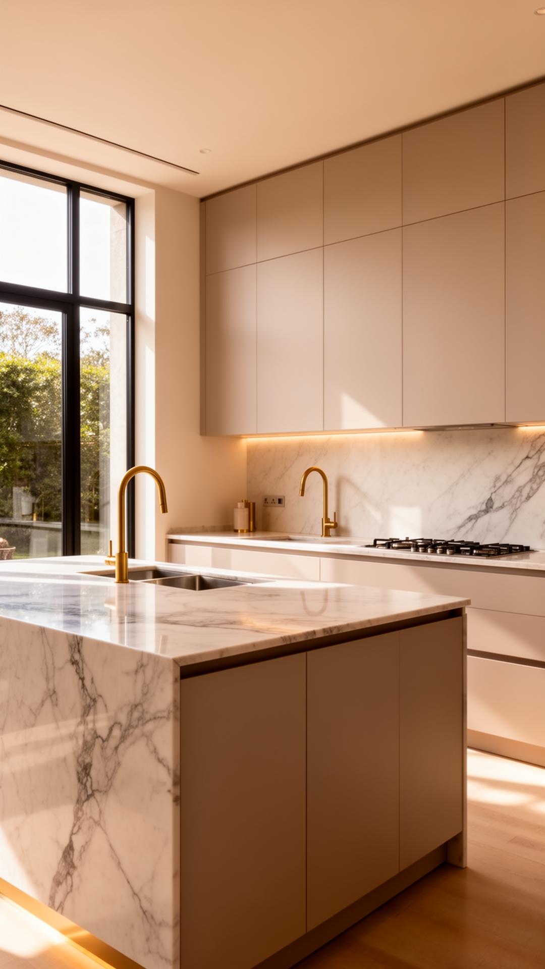 Modern luxury kitchen installation by Hivum Home